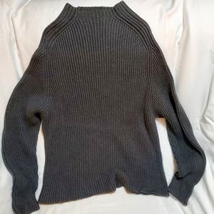 Brandini ribbed mock turtleneck